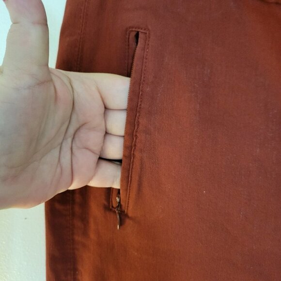 Reitmans rust color jegging pants,high rise - Picture 3 of 5